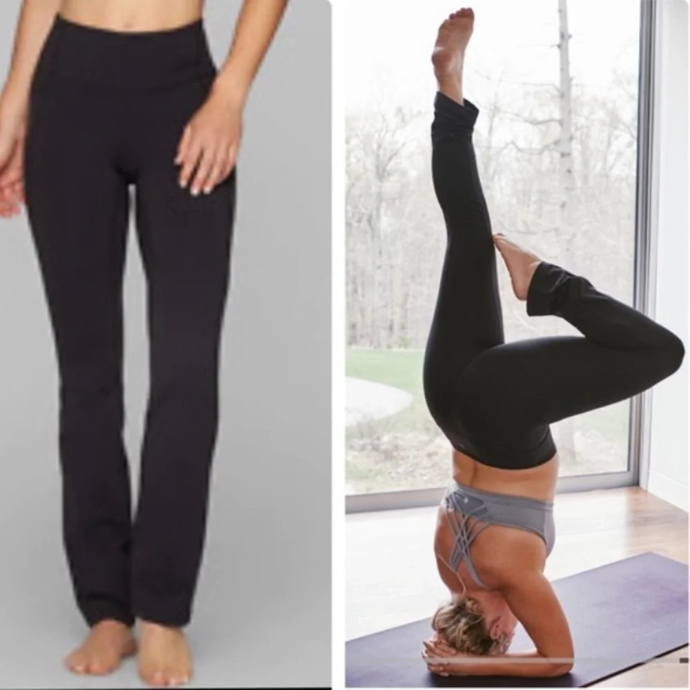 Athleta powervita straight leg high rise yoga pant - Picture 2 of 11